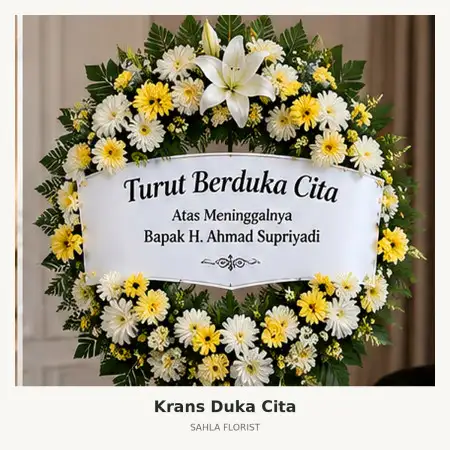 Krans Bunga Duka Ejip